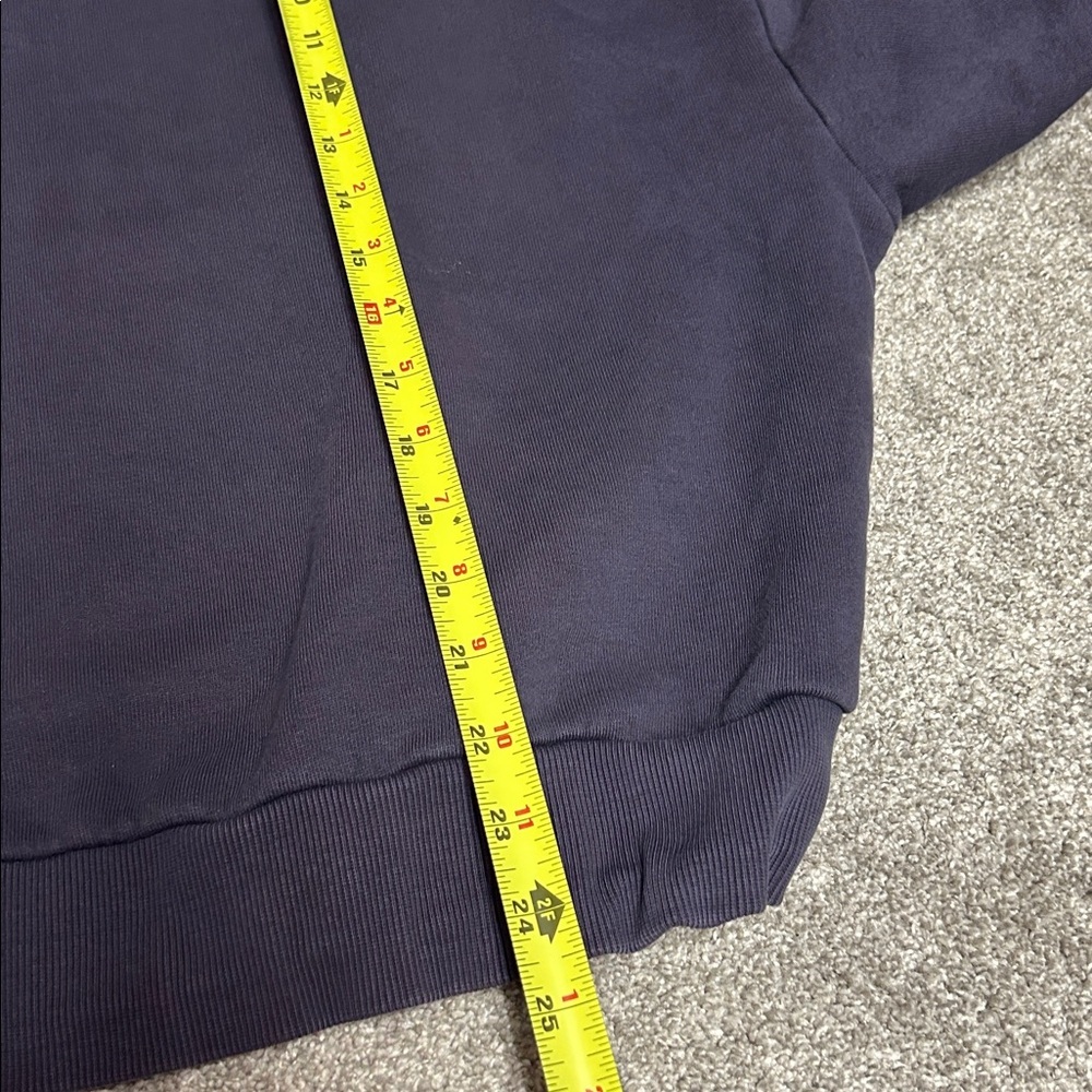 Y2K Entire Studios Oversized Purple Blank Hoodie - Picture 4 of 5